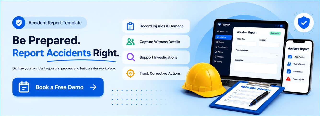 Accident report template
