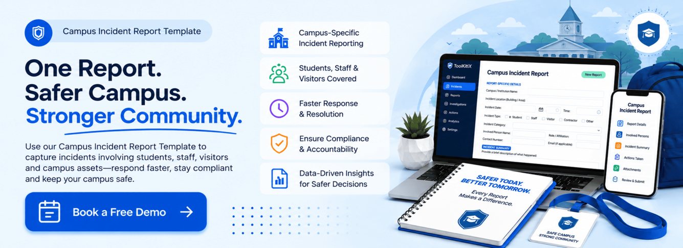 Campus Incident Report Template