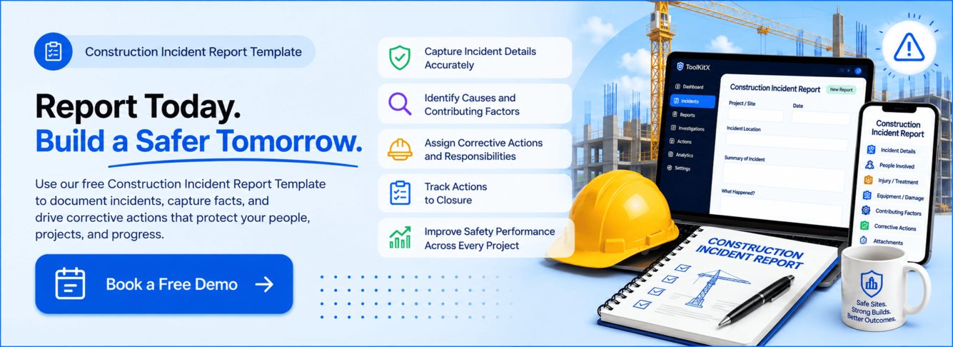 Construction Incident Report Template