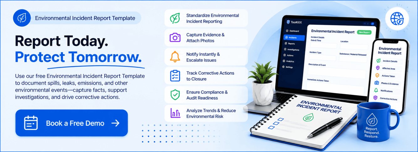 Environmental Incident Report Template