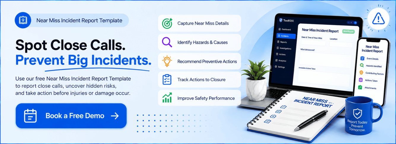 Near Miss Incident Report Template
