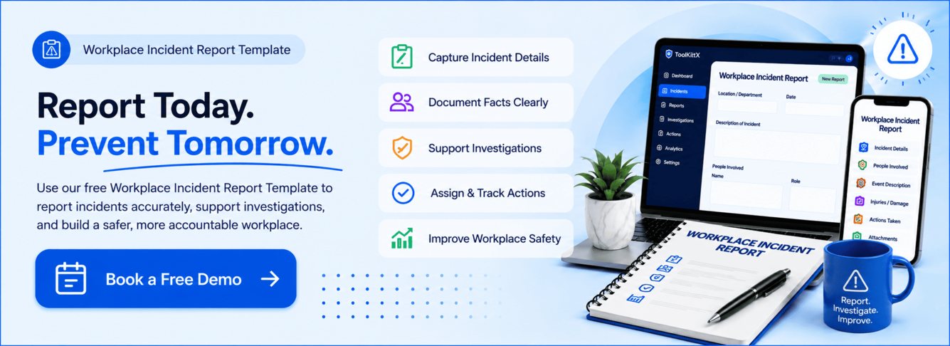 Workplace Incident Report Template